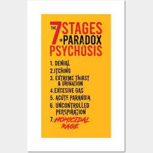 UMBRELLA ACADEMY 2: THE 7 STAGES IN PARADOX PSYCHOSIS (GRUNGE STYLE) Posters and Art